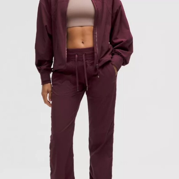 lululemon athletica Pants - Dance Studio Mid-Rise Pant Regular GARNET Color